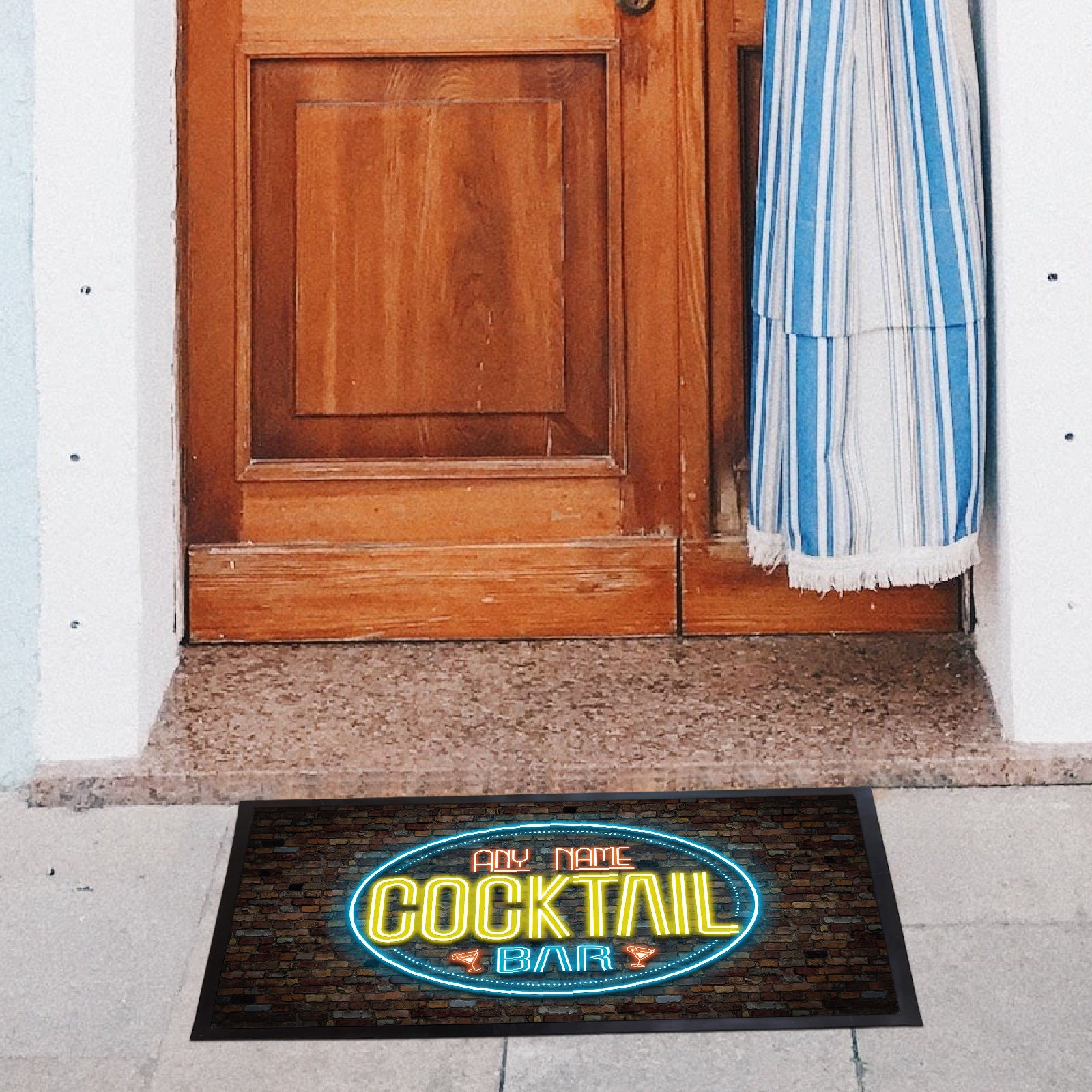 Alfombrilla de puerta personalizada / Entrada interior | Etsy