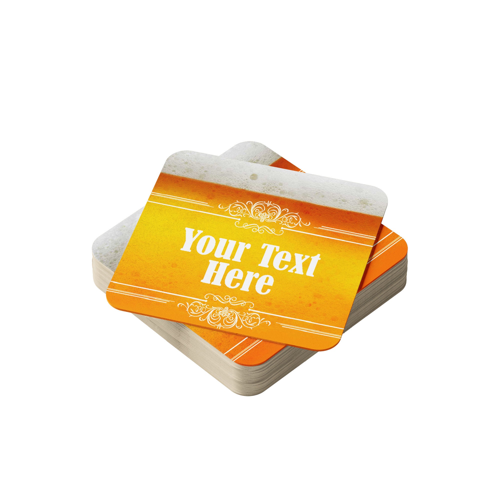 Personalised Beer Mats in Packs of 24 48 96 Multi Buy Etsy Canada