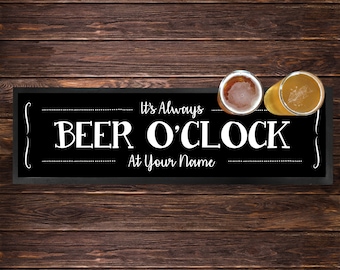 Personalised Bar Runner Sign Coaster Any Name Garden Plaque Gift Bar Pub 41 Personalised Bar Runner Sign Coaster Any Name Garden Plaque Gift Bar Pub 41