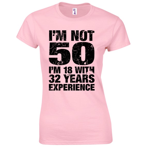 T-Shirt Donna Compleanno - E Arrivaci Tu così A 50 Anni - T-Shirt