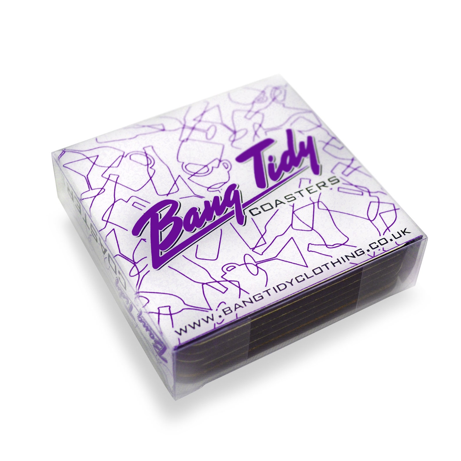 Hipster Cats Coaster Set Pack of 4 or 6 Novelty Coasters Etsy