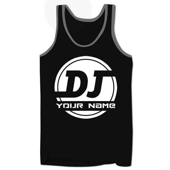 DJ Your Name Athletic Vest Tank Top