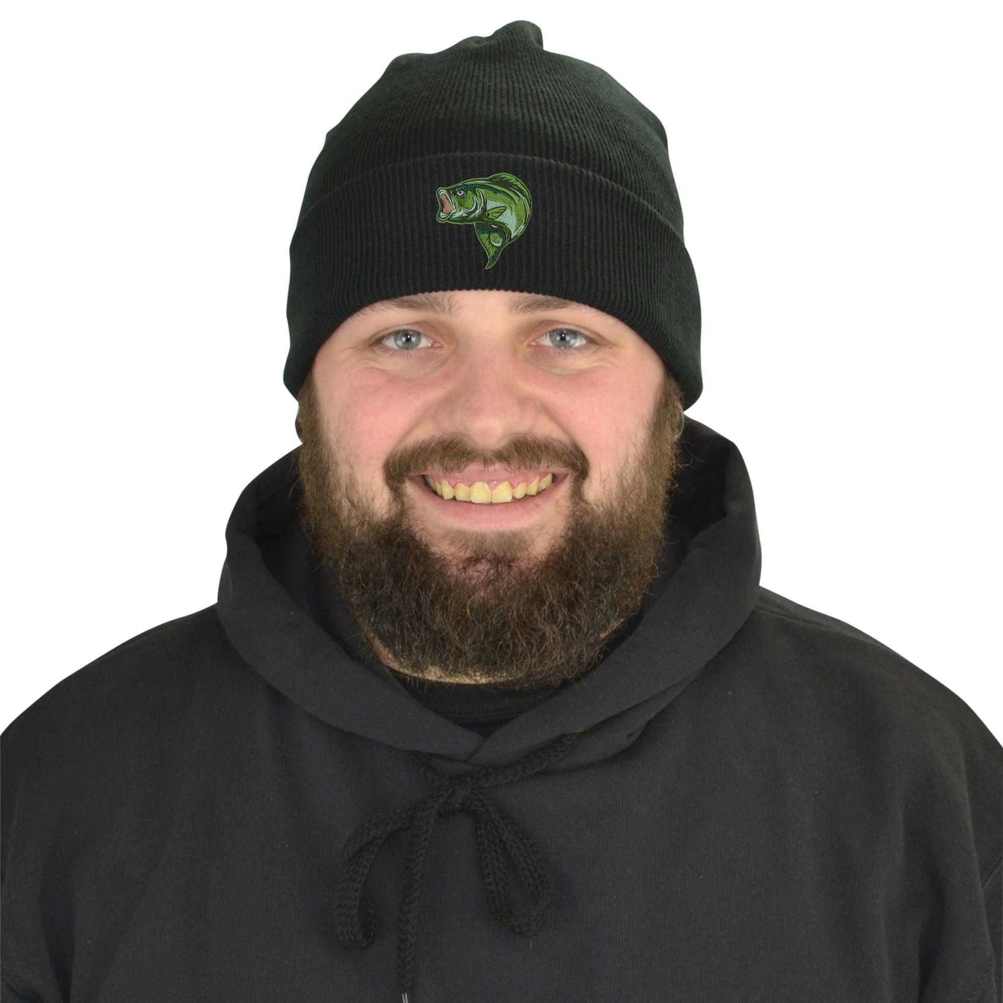 Fisherman Bass Beanie - Fishing Cap Gifts for Men - Bass Beanie
