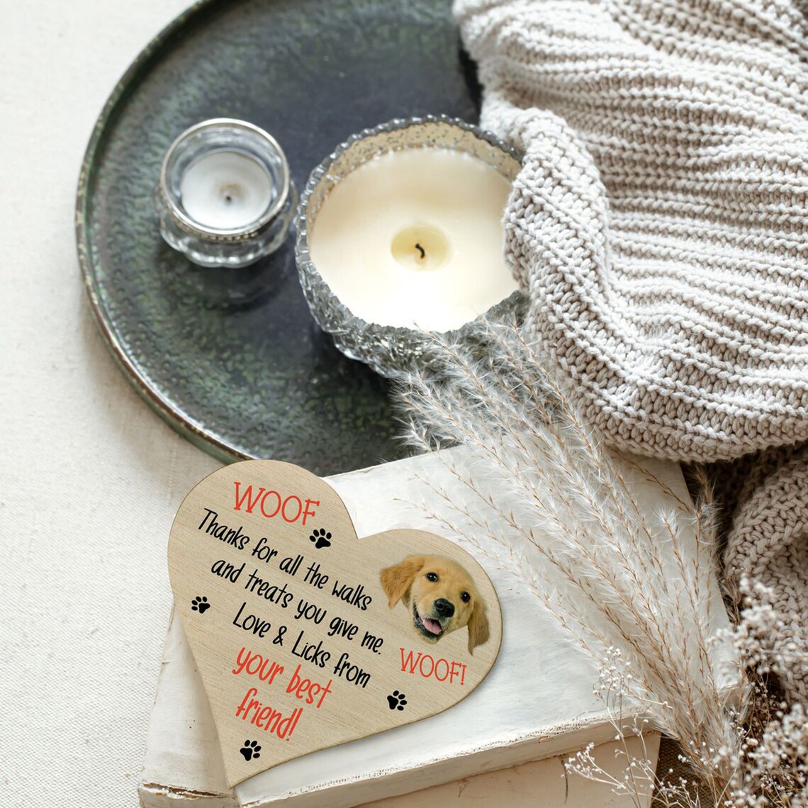 Golden Retriever Gifts for Dog Lovers Owners Wooden Hanging Etsy UK