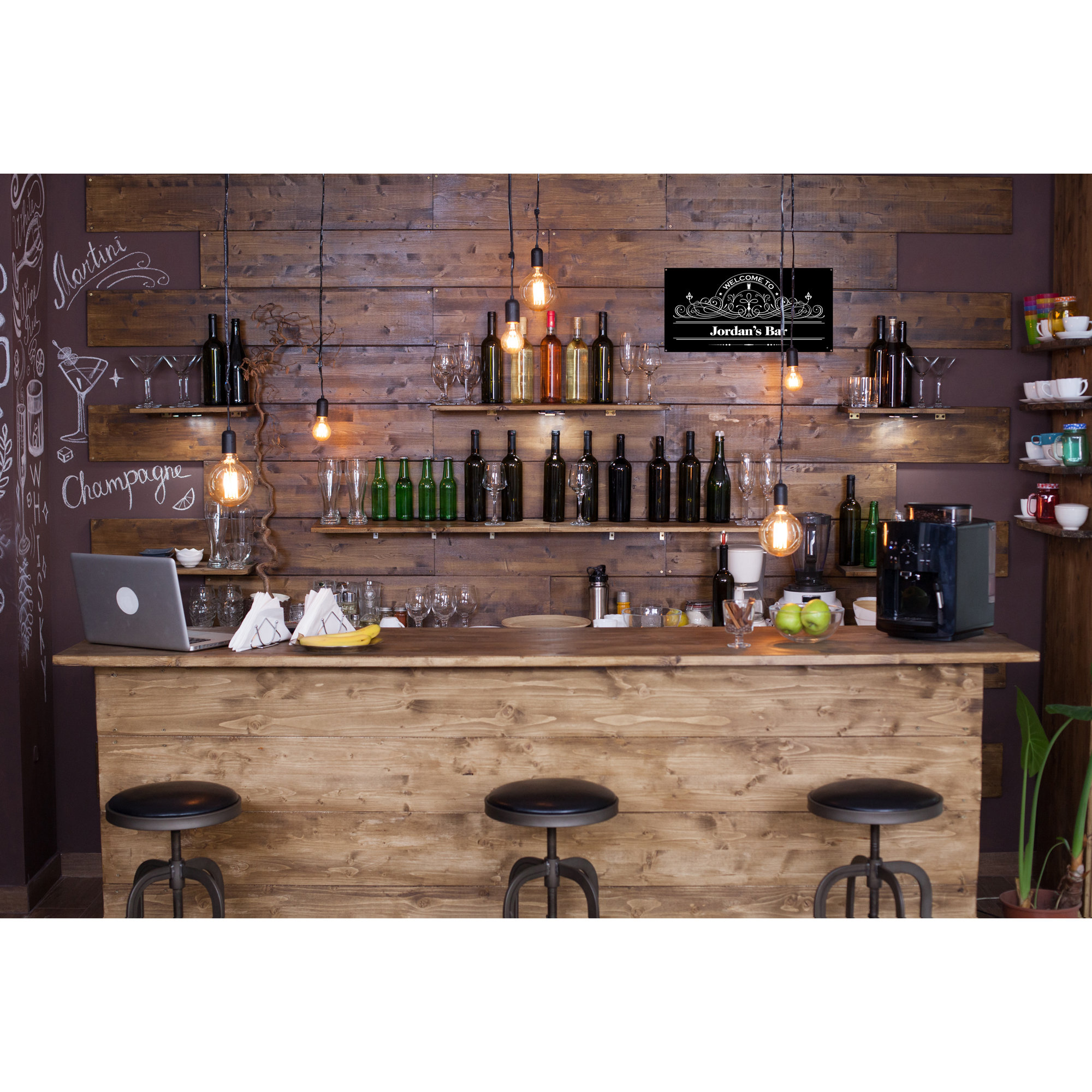 Personalised Bar Sign for Home Bar Gifts Metal Signs Tin Etsy UK