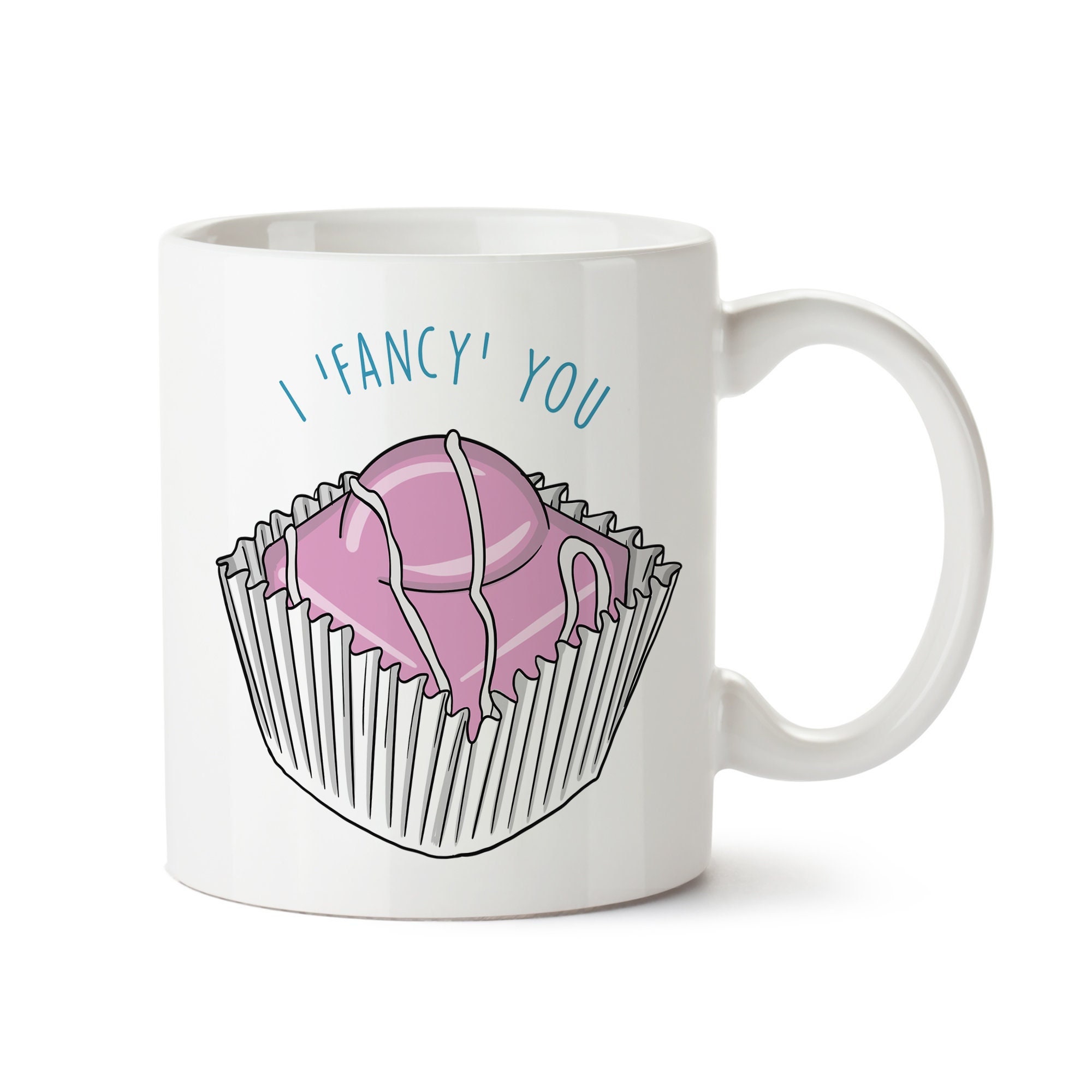 I Fancy You Valentines Mug Small Gifts For Him Her Cute Anniversary Couples Mug For Foodie Boyfriend Wife Birthday Friendship