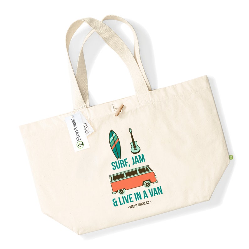 Slogan Beach Tote Bag Large Multiuse Reusable Bag for Life Etsy