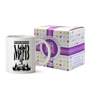 Funny MTB Mountain Biking Gift Coffee Tea Mug for Bikers - Bicycle Ceramic Mug Present