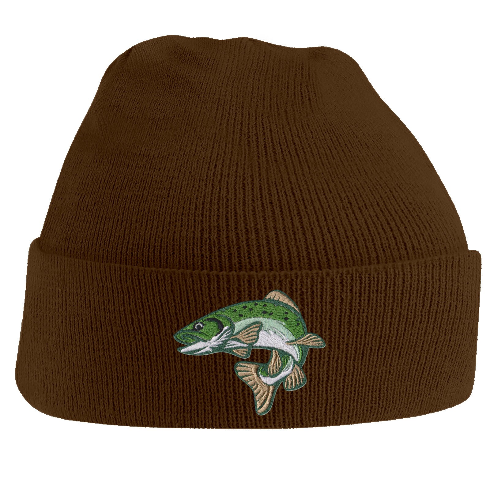 Fisherman Trout Beanie Fishing Gifts 