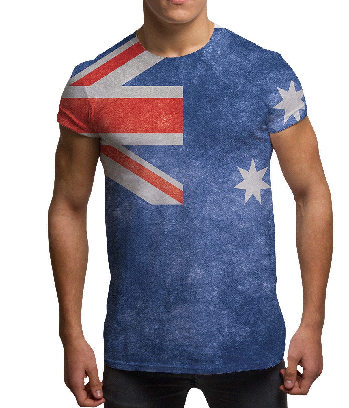 All Over Print Australia Graphic T Shirt Australian Flag Etsy