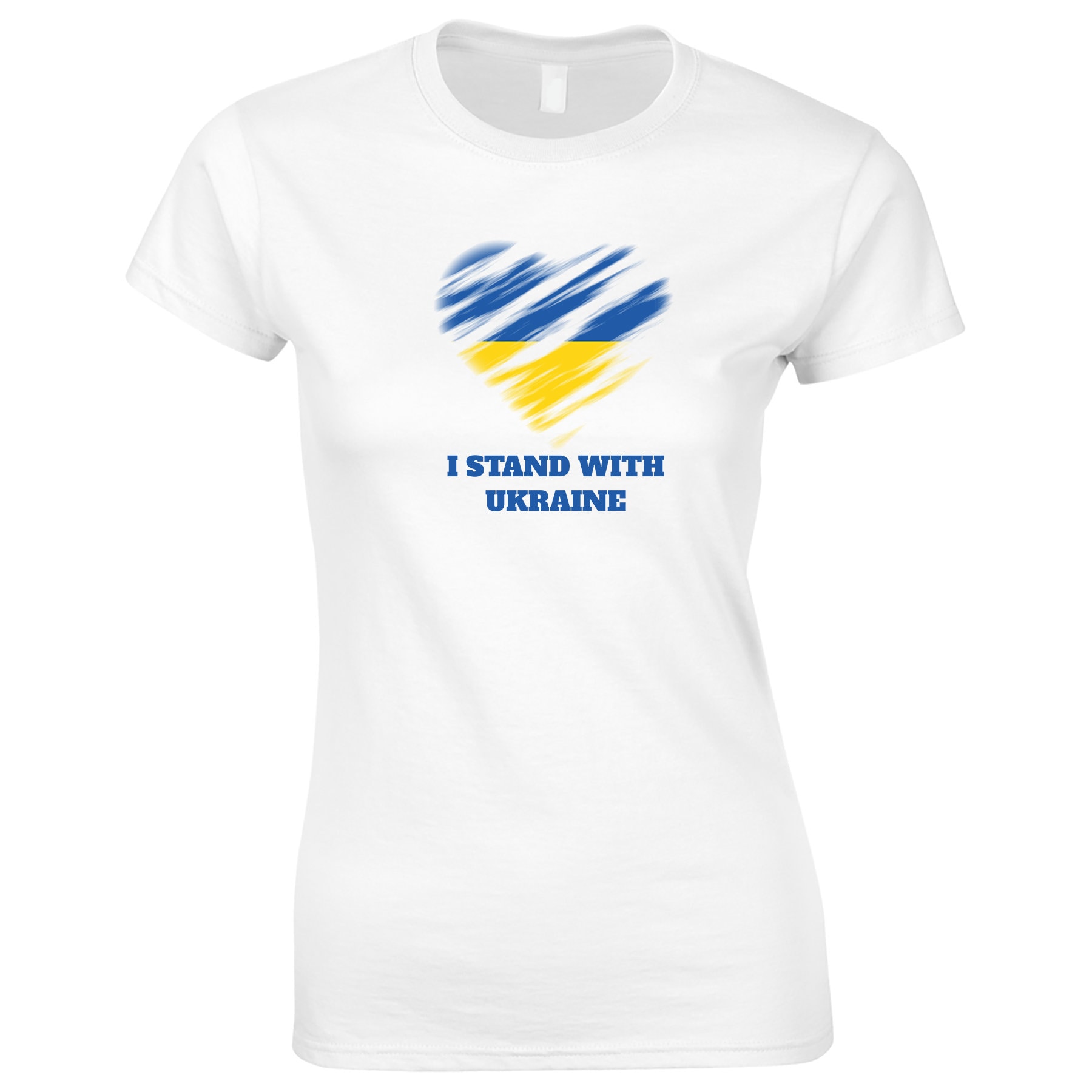 lepni.me Men’s T-Shirt Ukraine Flag Shirt Ukrainian Heart Symbol Ukrainian Clothing 