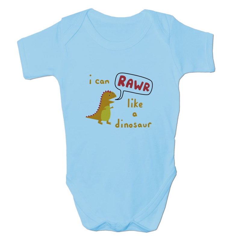 Funny Dinosaur Baby Onesie Cute Unisex Baby Shower Pregnancy Etsy