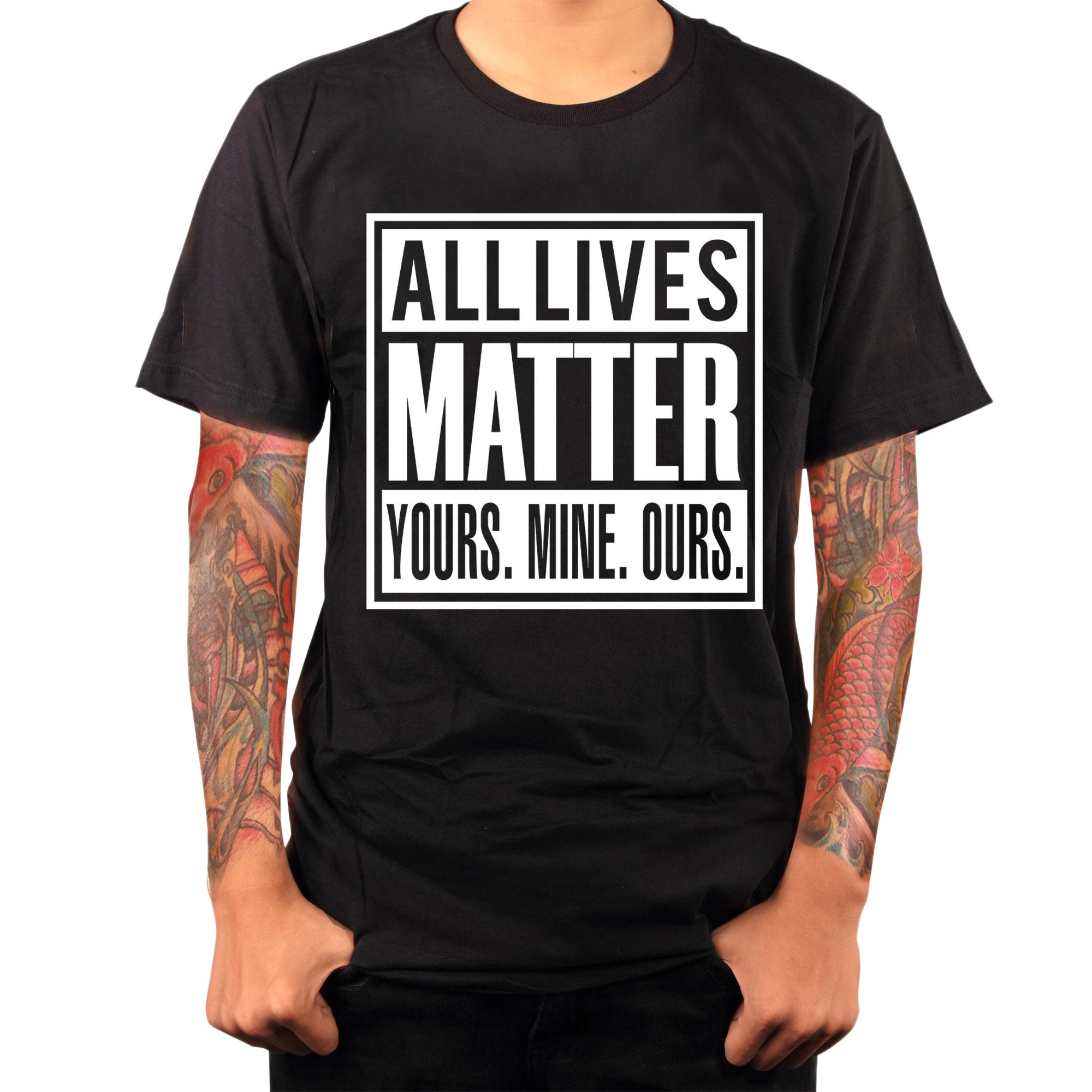 Image of Black Lives Matter All Movement Protest T Shirt Blm