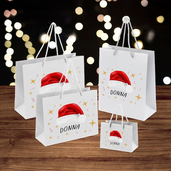 Personalised xmas gift bags hotsell