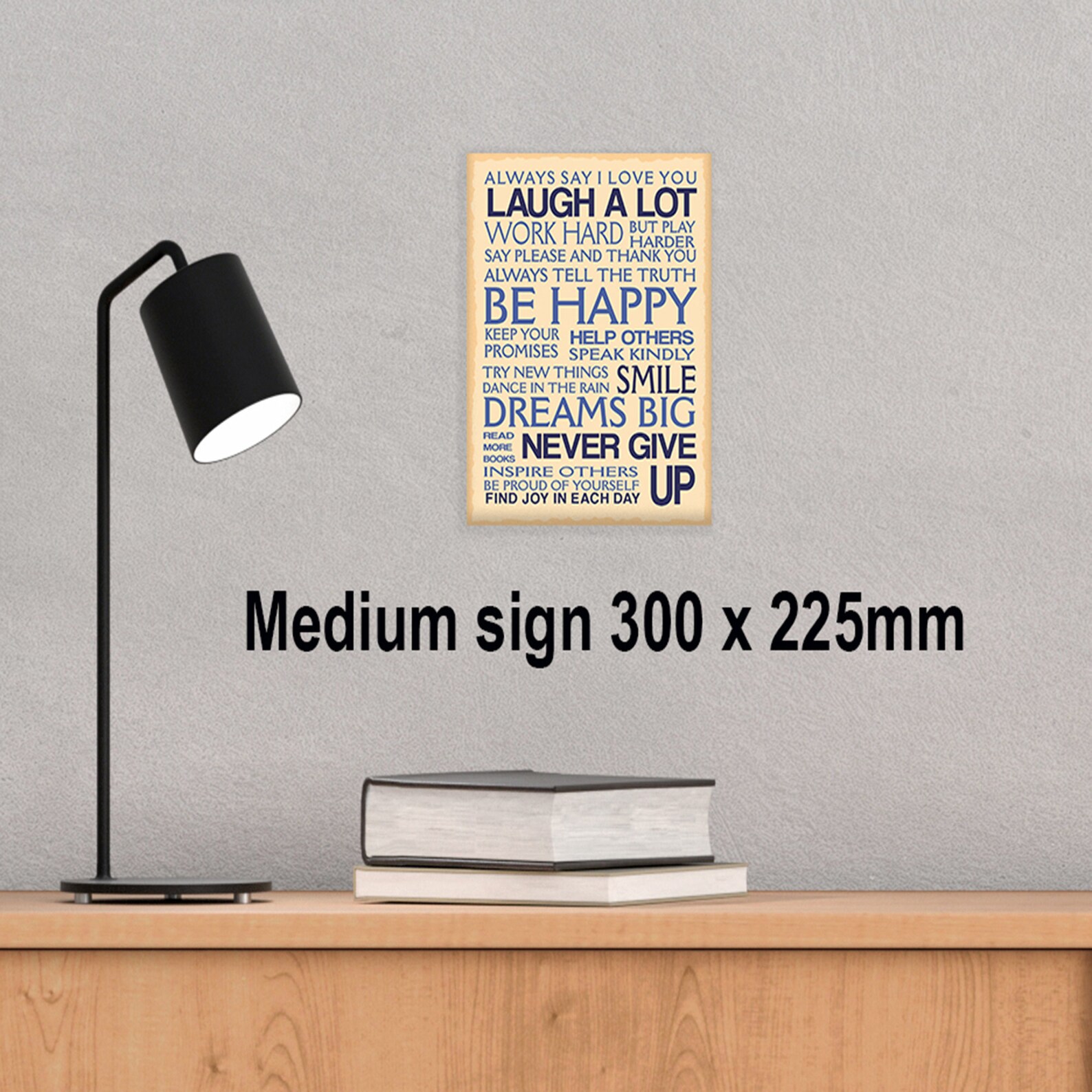 Metal Wall Art Quote Plaque Signs Home Bedroom Lounge Dining Etsy UK