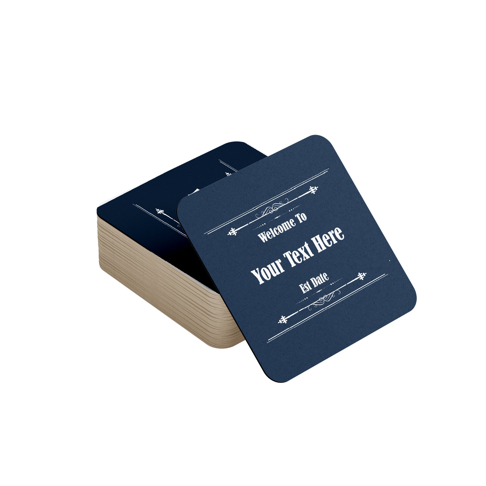 Personalised Beer Mats in Packs of 24 48 96 Multi Buy Etsy UK