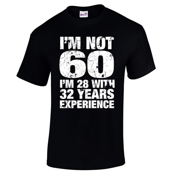 Beste Men's 60th Birthday T Shirt 60 jaar shirt 60th Birthday | Etsy GK-63