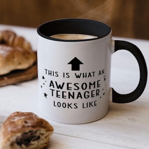 Impresionante taza de café novedosa para adolescentes, ideas de regalos de cumpleaños número 13 para niños y niñas, regalos para adolescentes, hijo, hija, sobrino, sobrina y nietos