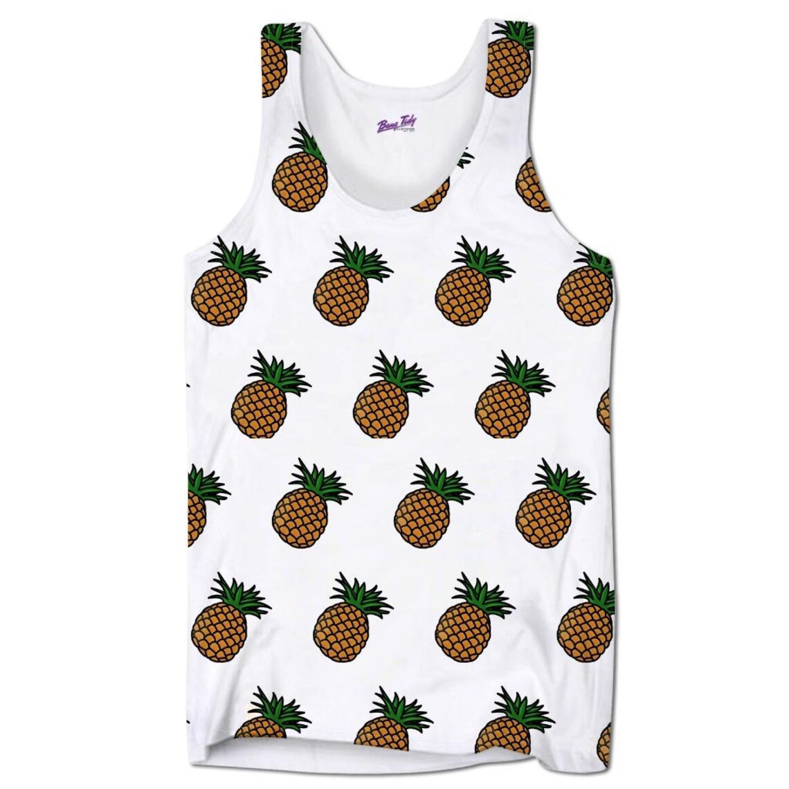 Pineapple vest Fruit vest fruit vest pineapple tank | Etsy