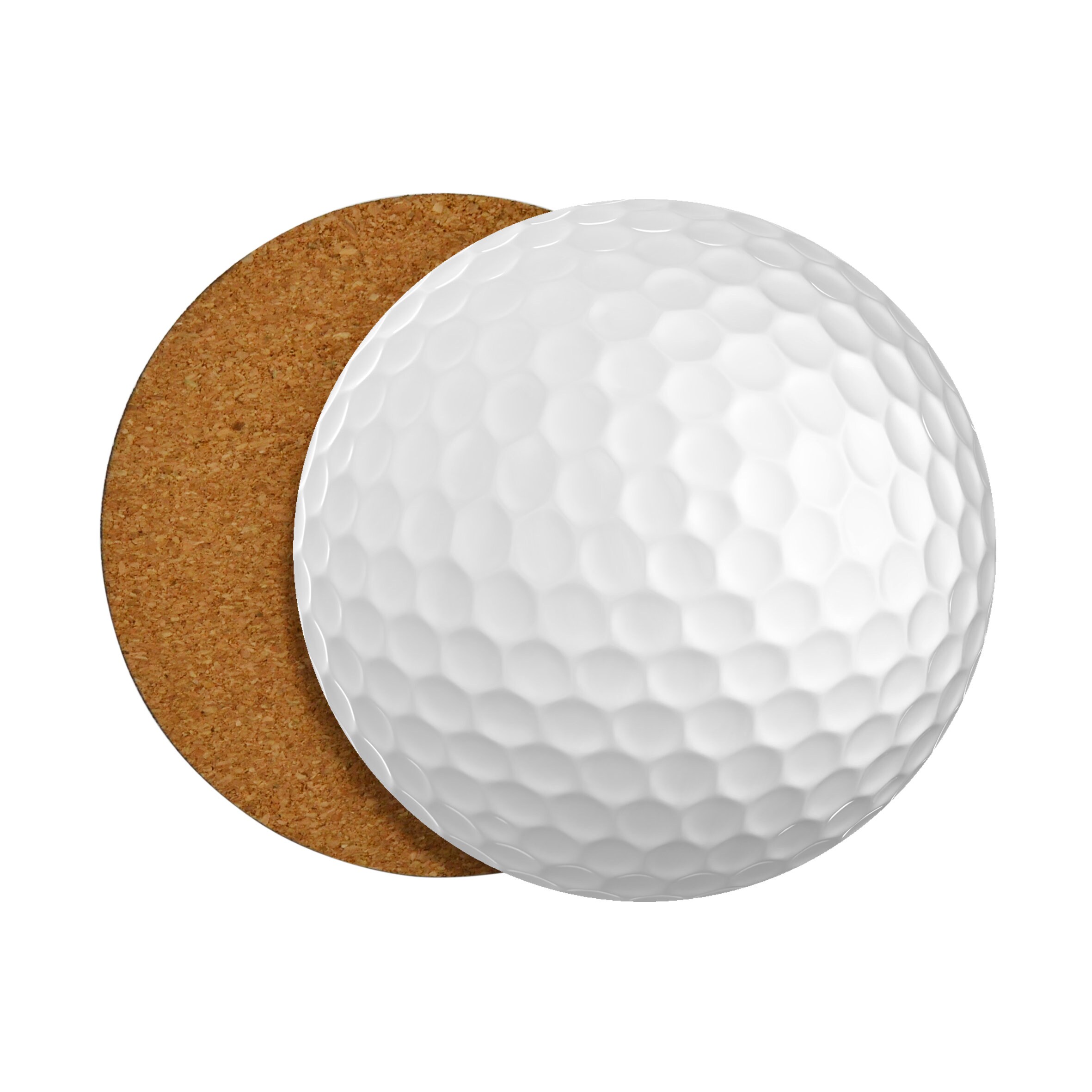 Golf Ball Drink Coasters Pack of 4 or 6 Novelty Coasters Etsy UK