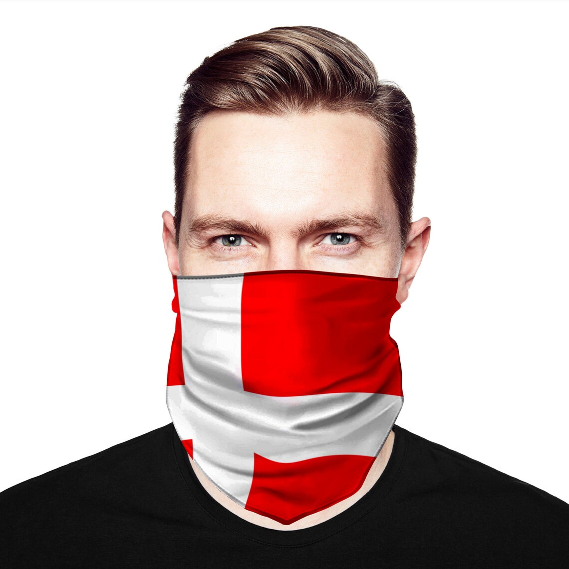 Denmark Flag Reusable Face Masks Bandanas Neck Gaiter Headwear Etsy