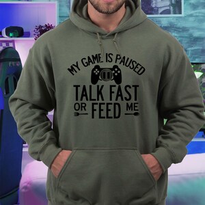 Gamer Geschenke für Jungen & Männer - Lustiger Slogan Hoodie zum Geburtstag - Gaming Zubehör Matte - Valentinstag Geschenkidee für Freund Ehemann