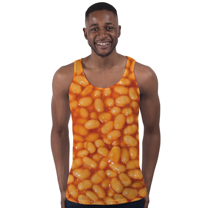 Baked Beans Mens Holiday Tank Top Vest Festival Clothing Etsy