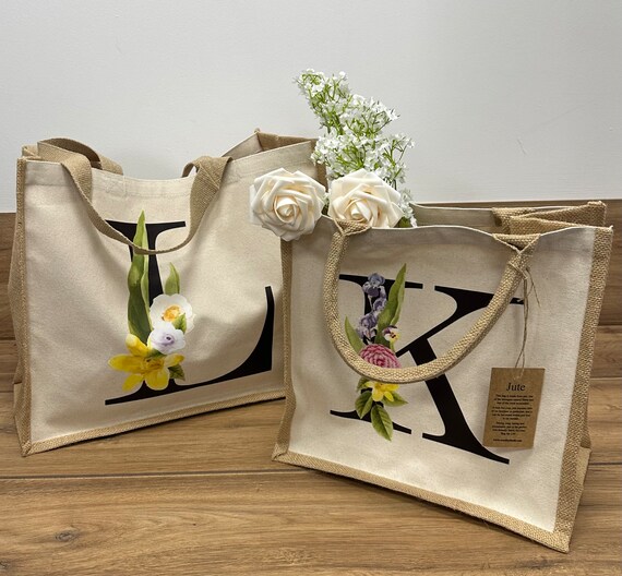 Small hessian tote bags new arrivals