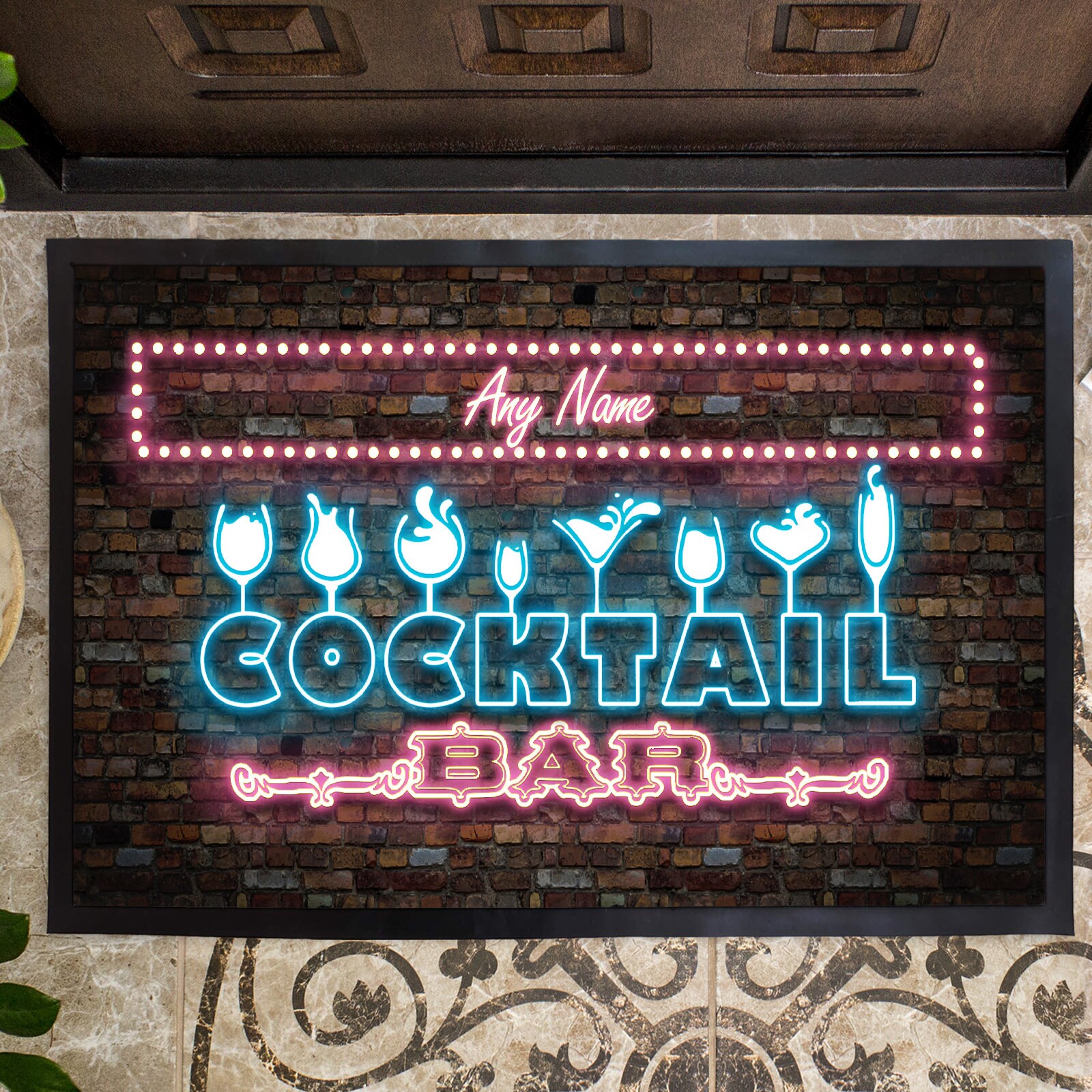 Personalised Door Mat Indoor Outdoor Entrance Heavy Duty Etsy