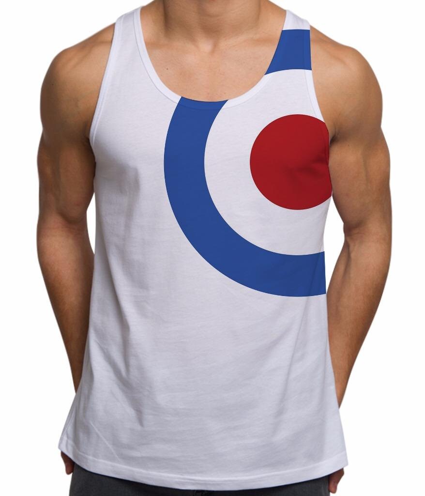 Image of Mod Northern Soul Mens All Over Animal Print Sublimation Holiday Festival Gym Vest