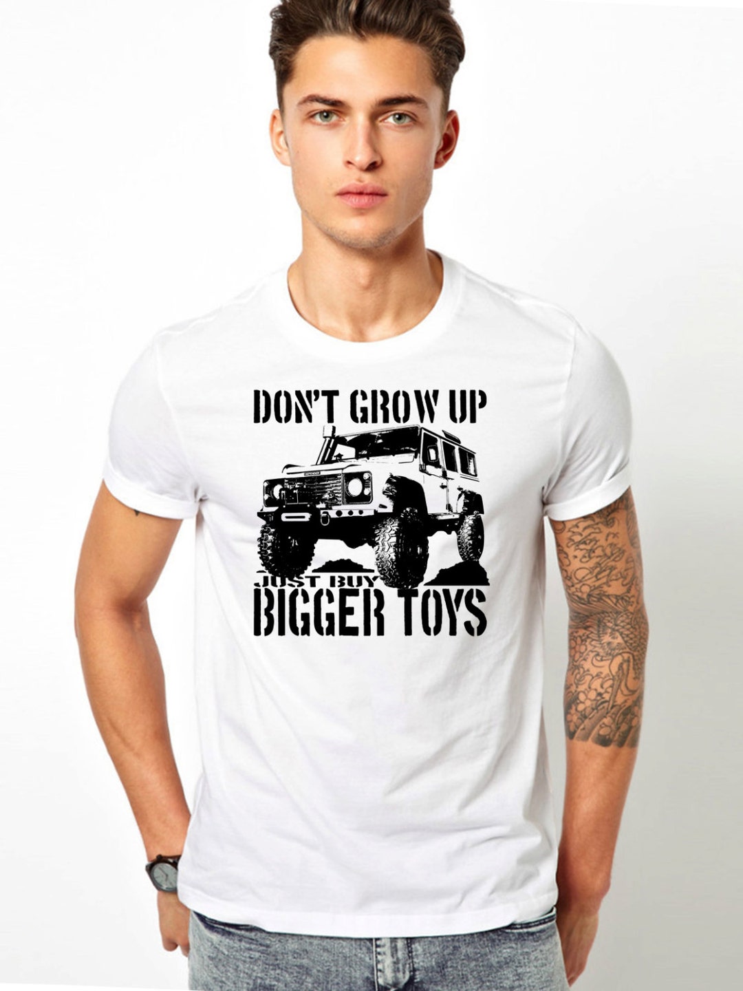 Off Road 4X4 T Shirt Don't Grow up Just Buy Bigger Toys Etsy UK