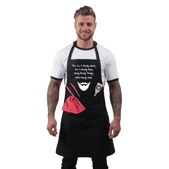 manly kitchen apron