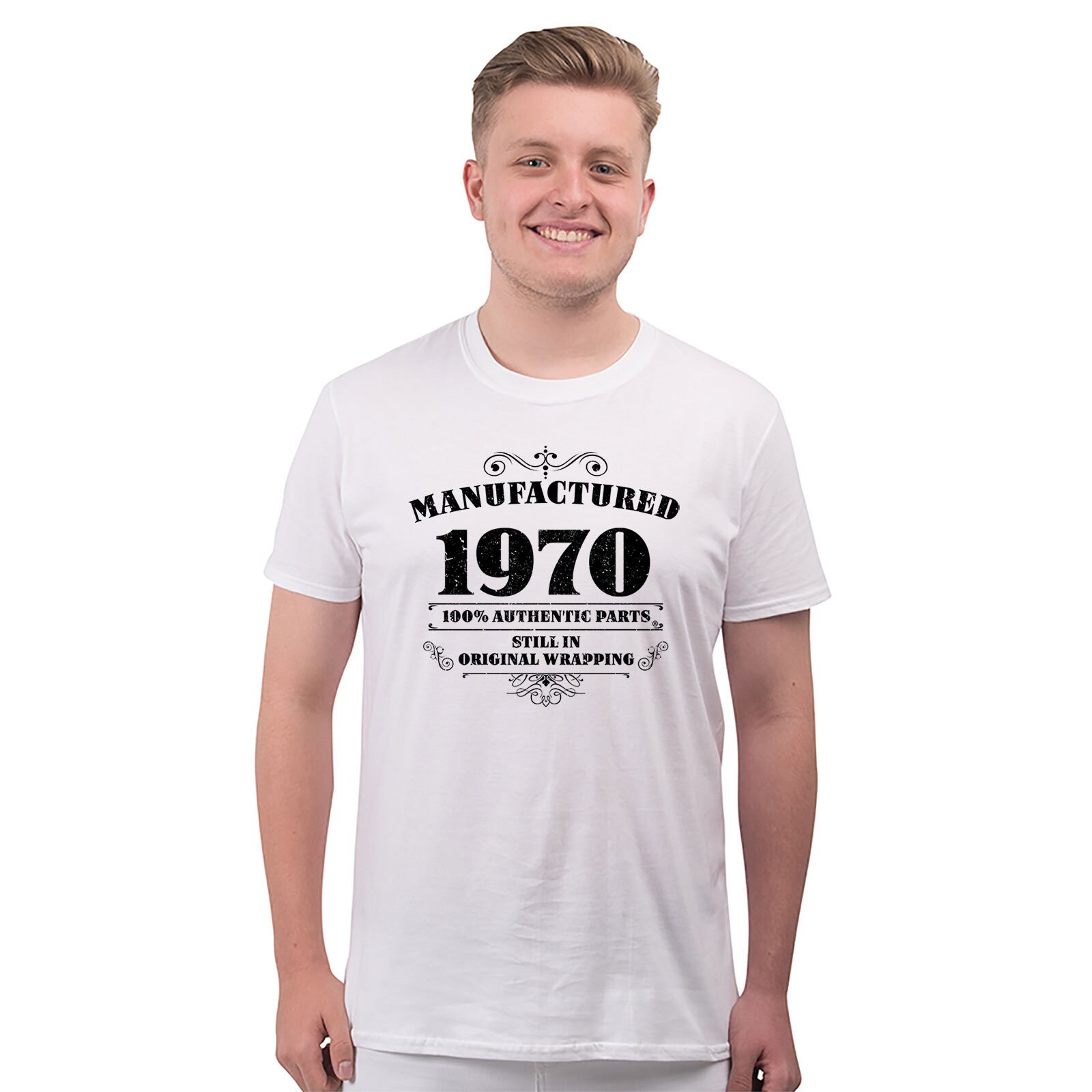 Image of Mens 50Th Birthday Gifts – Shirt Dad Gift For Him Ideas Present Fathers Day 1970 Manufactured