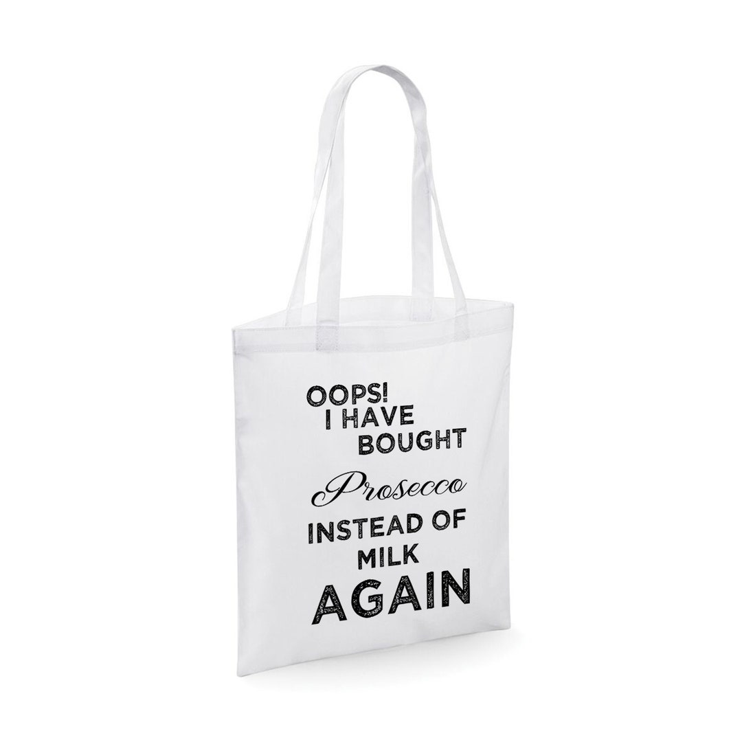 Shopping Totes Funny Slogan Printed Women's Tote Bags Made Etsy