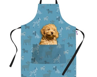 Cockapoo Gifts for Dog Lovers Owners - Cooking Baking Aprons - Kitchen Apron Gift for Women Men Bakers and Cooks