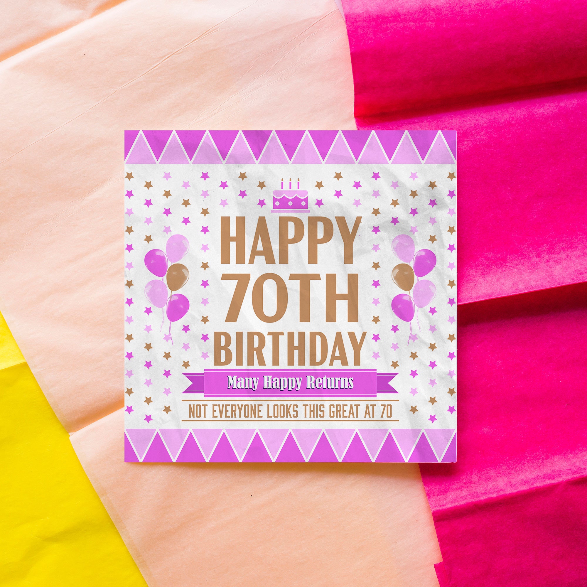 Tovaglioli Di Carta Per Il 70°, 70 Anni Tovaglioli Oro Nero, Tovagliolo 33 X 33 Cm, Decorazioni 70 Anni Uomo Donna Per Feste, Compleanni, Matrimoni E Festività - Foto 5