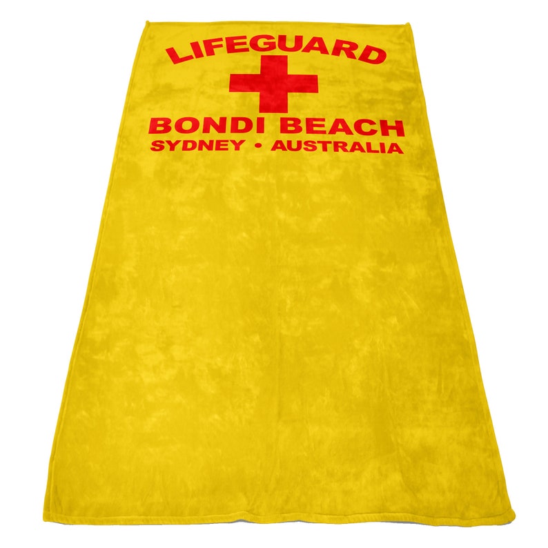 Lifeguard Bondi Beach Towel Coast Guard Australia Holiday Etsy