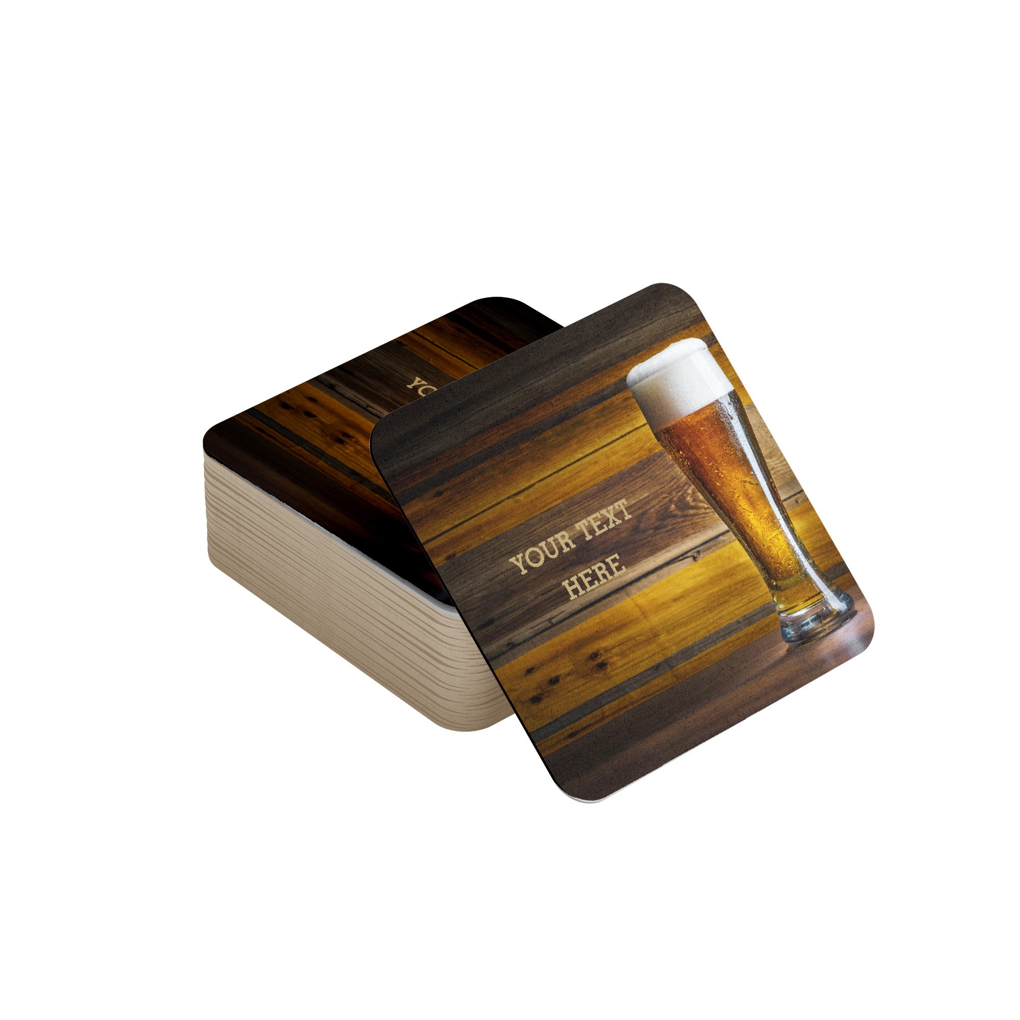 Personalised Beer Mats in Packs of 24 48 96 Multi Buy Etsy UK