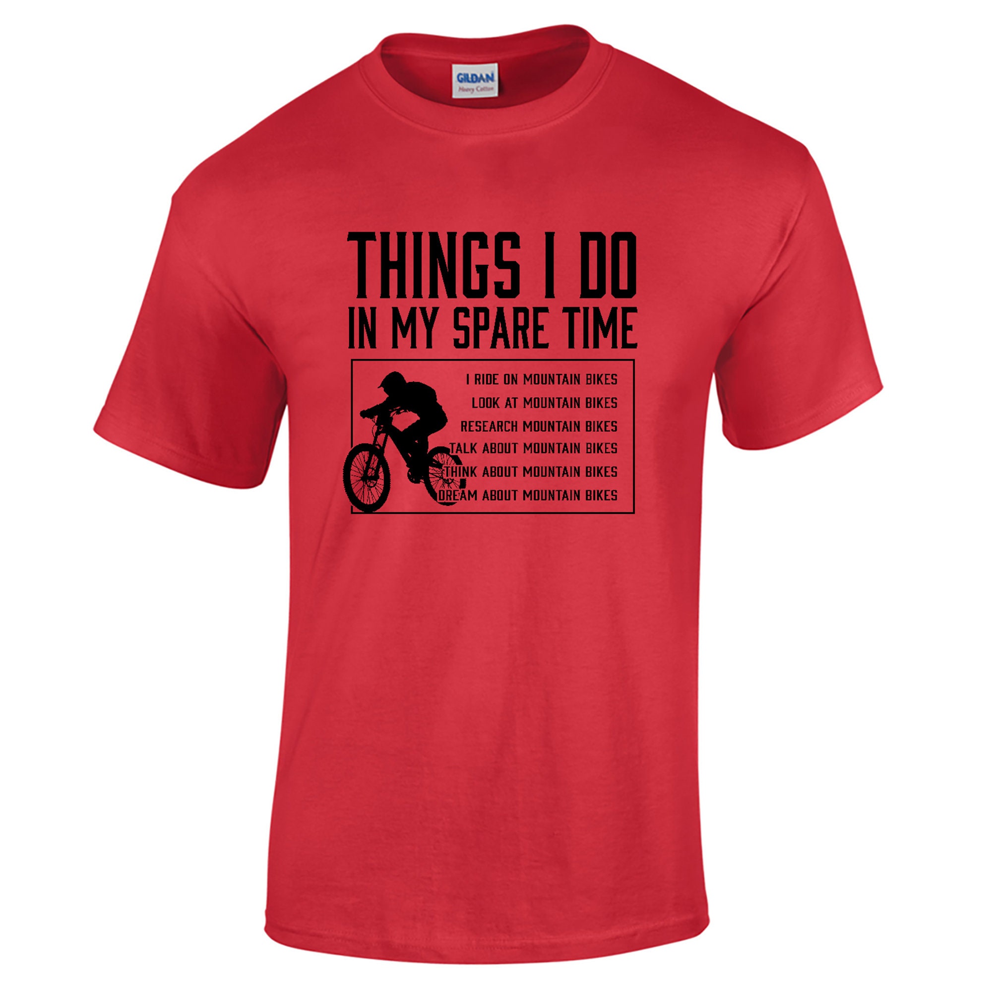 Mountain Bike Gifts Accessories Spare Time Shirt Top - Etsy