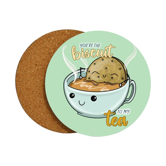 Cute Coaster for Anniversary Birthday Gifts Non slip Cork Drink