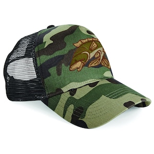 Fishing Gifts For Men - Carp Snapback Hat - Outback Hat Embroidered UPF 50+ Sun UV Protection