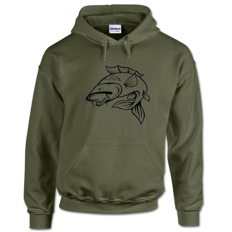 Fishing Gifts for Men Carp Hoodie Etsy Sweden