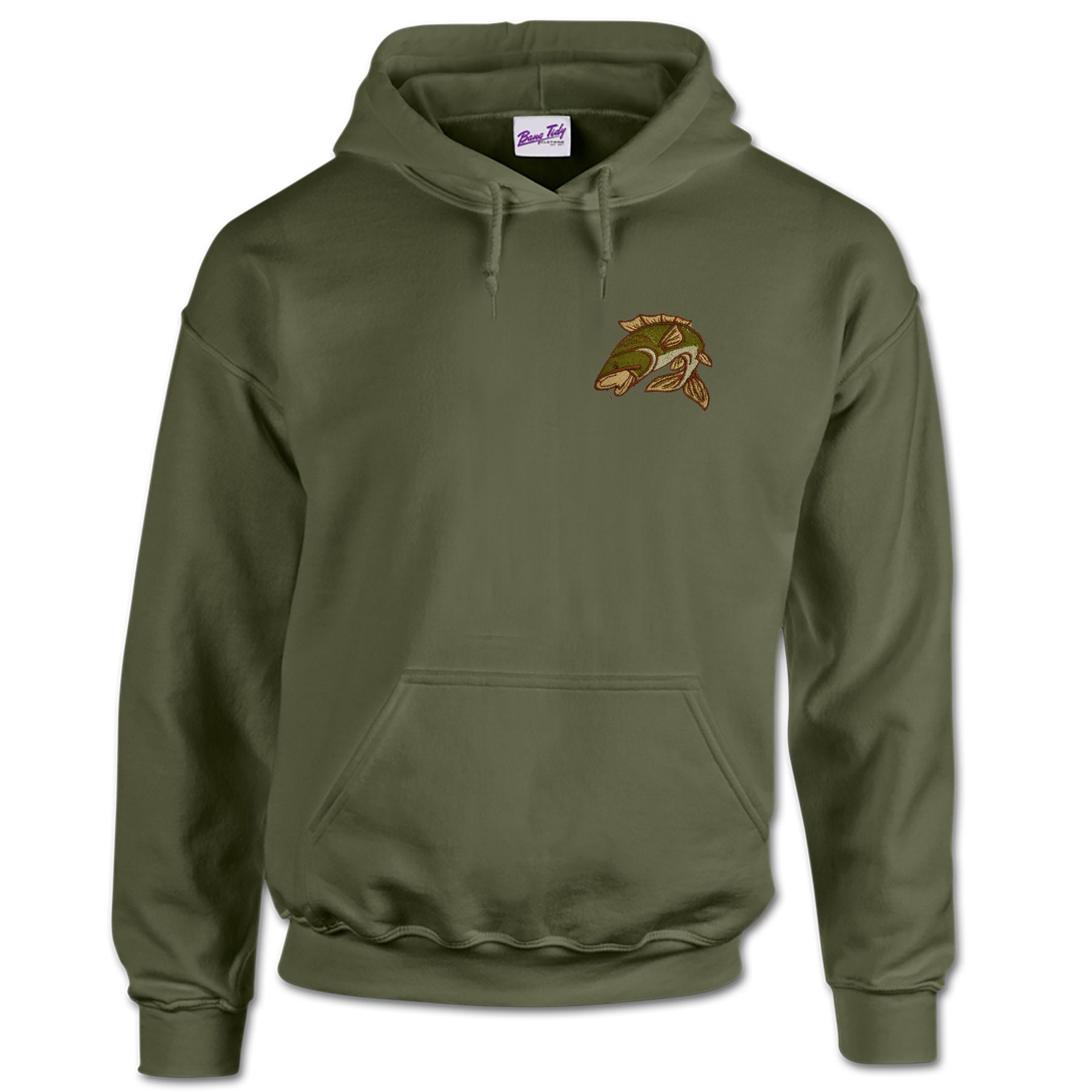 Fishing Gifts for Men Carp Hoodie Embroidered Logo -  Canada