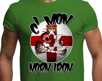 DF "Norn Iron" Northern Ireland Football Team Euro Baby T-Shirt All Over Print 