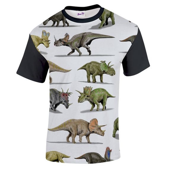 Hipster Retro 3D Print Animal Dinosaur Women Men Casual T-Shirt Short Sleeve Tee