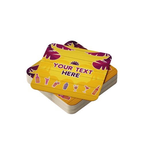 Personalised Beer Mats in Packs of 24 48 96 Multi Buy Etsy UK