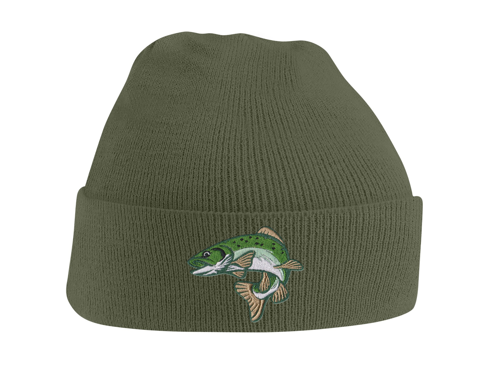 Fisherman Trout Beanie Fishing Gifts 