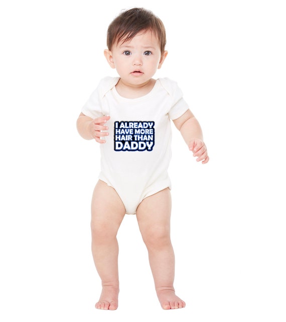 Bang Tidy Clothing Baby Boys More Hair Than Daddy Rompersuit