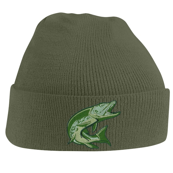 Fisherman Pike Beanie Fishing Cap Gifts 