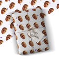 Personalised Photo Wrapping Paper Funny Custom Heads Photo Boyfriend Gift Wrap Birthday & Novelty Gag Joke Present